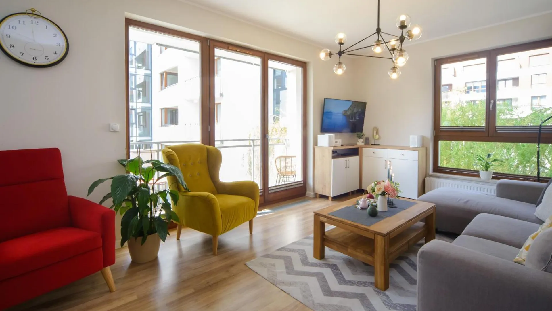 Maya'S Flats & Resorts 81 - 3 Rooms Flat In Garnizon グダニスク アパート